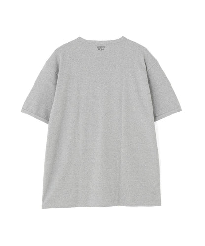DAILY/デイリー BIG SIZE RIB S/S CREW NECK T-SHIRT