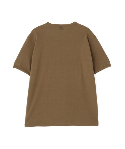 DAILY/デイリー BIG SIZE RIB S/S CREW NECK T-SHIRT