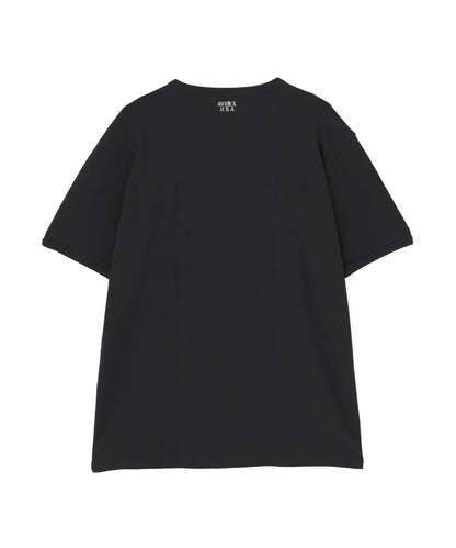 DAILY/デイリー BIG SIZE RIB S/S HENLEY NECK T-SHIRT