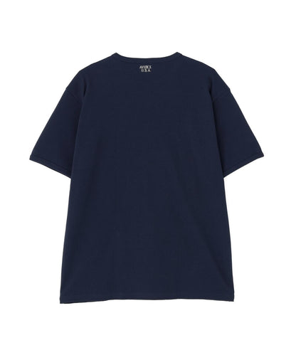 DAILY/デイリー BIG SIZE RIB S/S CREW NECK T-SHIRT