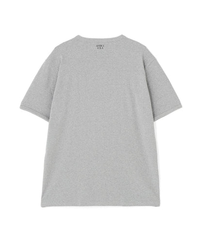 DAILY/デイリー BIG SIZE RIB S/S HENLEY NECK T-SHIRT