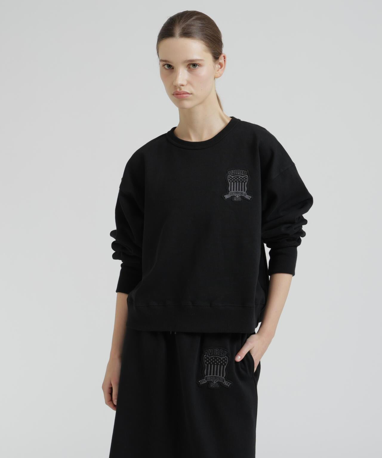 《WOMAN》SIGNATURE VARSITY LOGO 衛衣