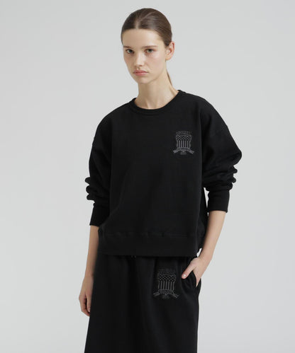 《WOMAN》SIGNATURE VARSITY LOGO 衛衣