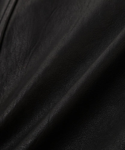 WOMAN SINGLE RIDERS LEATHER JACKET