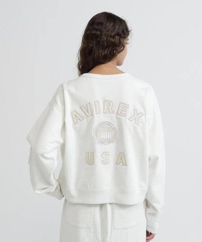 《WOMAN》SIGNATURE VARSITY LOGO 衛衣