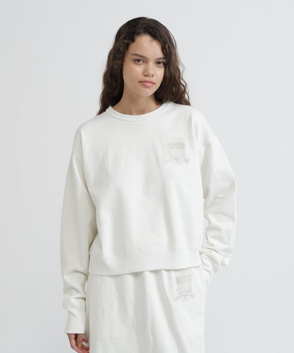 《WOMAN》SIGNATURE VARSITY LOGO 衛衣