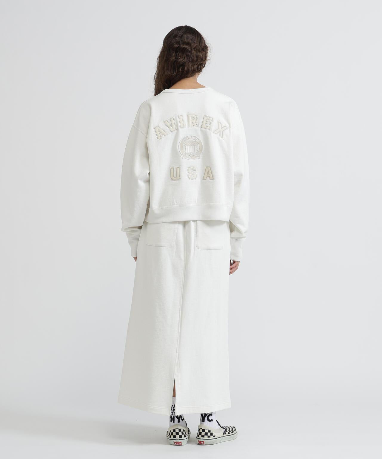 《WOMAN》SIGNATURE VARSITY LOGO 衛衣