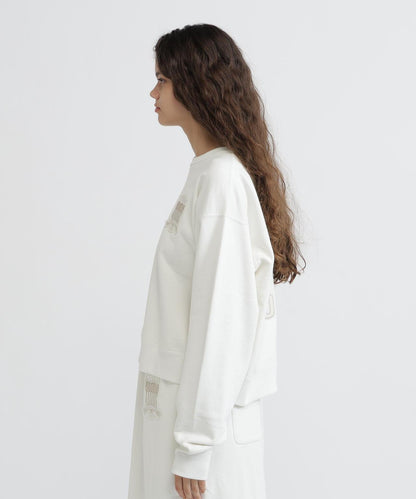 《WOMAN》SIGNATURE VARSITY LOGO 衛衣