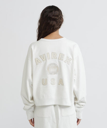 《WOMAN》SIGNATURE VARSITY LOGO 衛衣