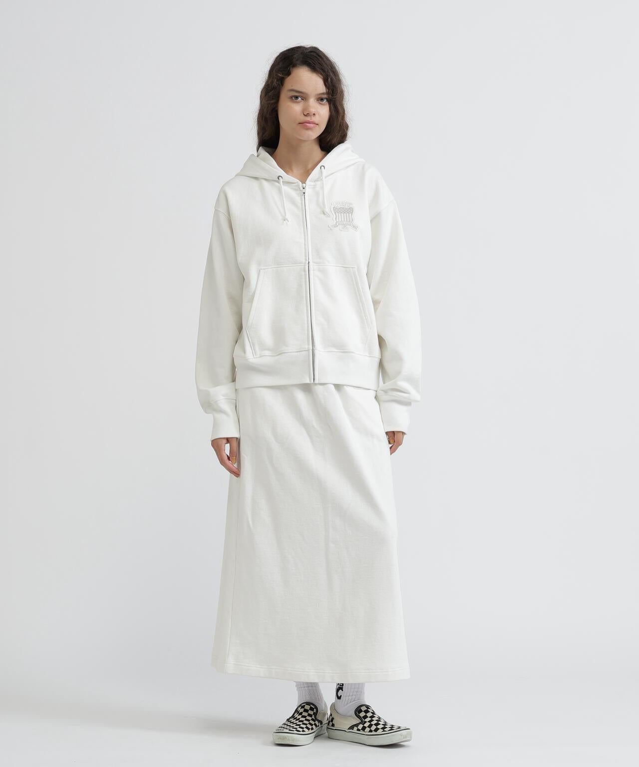 WOMAN SIGNATURE VARSITY LOGO ZIP PARKA
