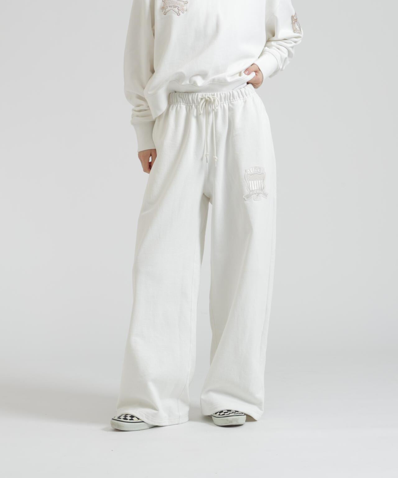SIGNATURE VARSITY LOGO SWEAT PANTS 女款