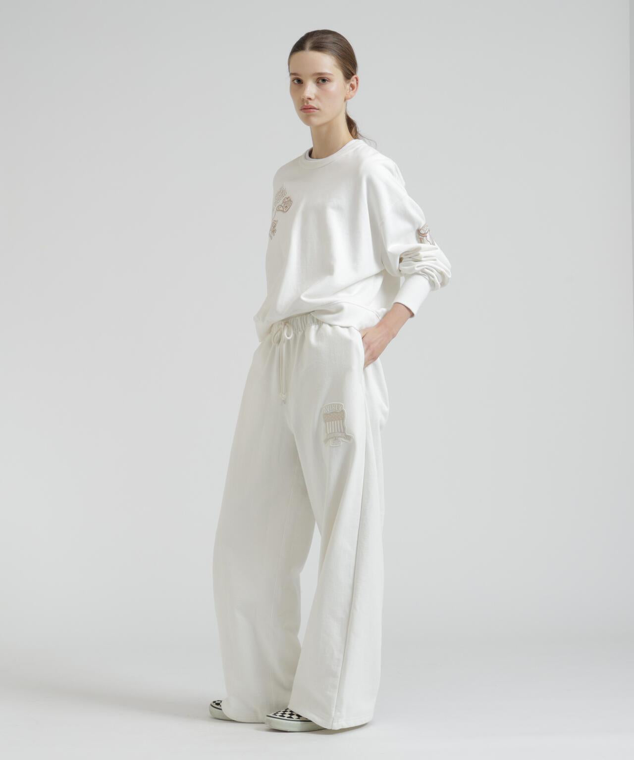 SIGNATURE VARSITY LOGO SWEAT PANTS 女款