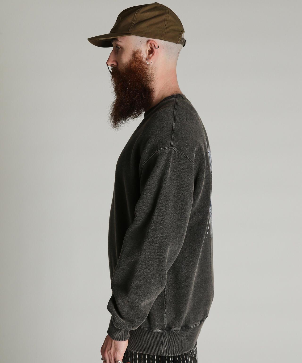CREW SWEAT LEATHER JACKET MAKES A MAN 運動衫 皮革夾克