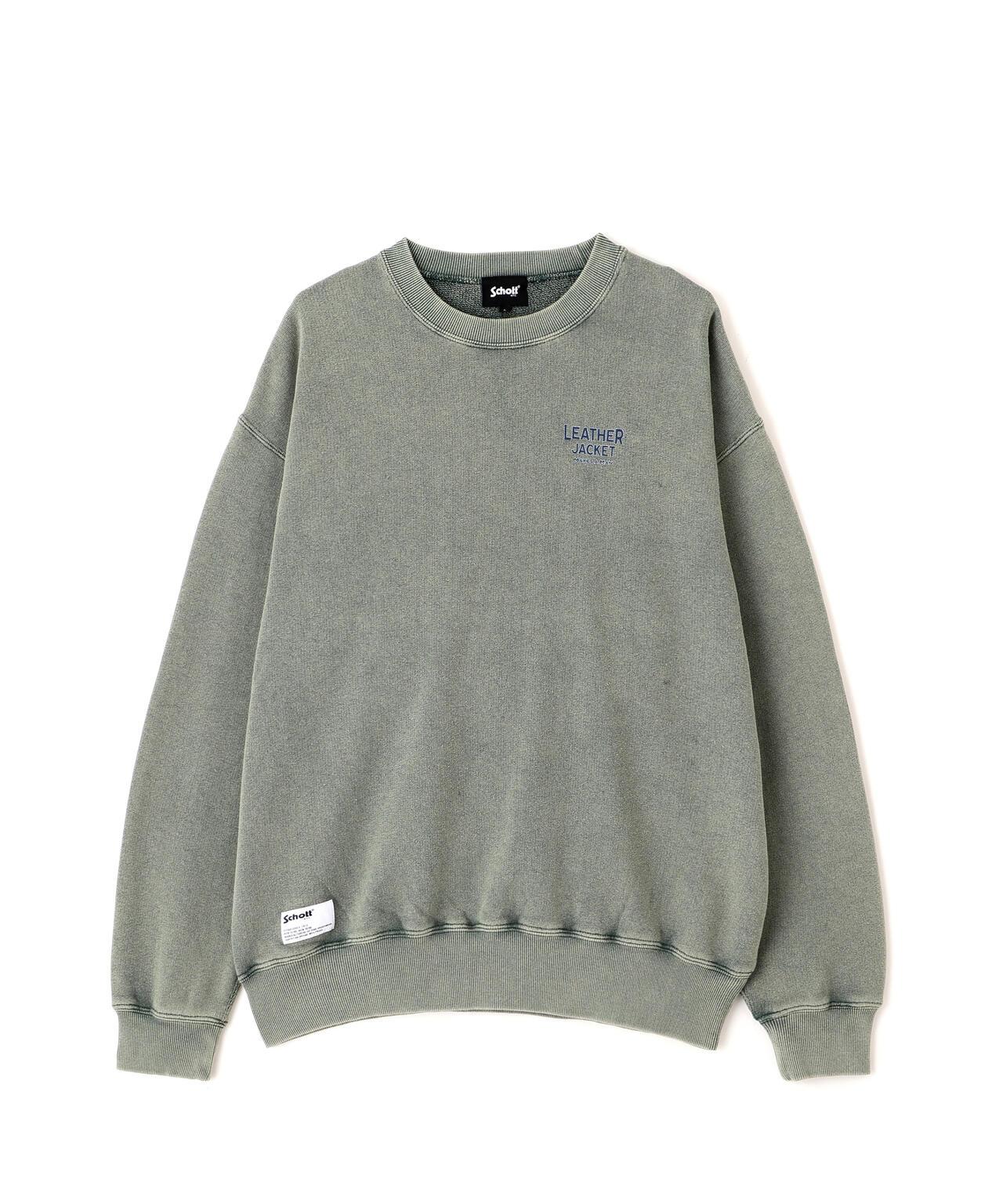 CREW SWEAT LEATHER JACKET MAKES A MAN 運動衫 皮革夾克