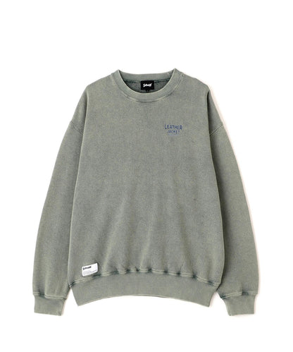 CREW SWEAT LEATHER JACKET MAKES A MAN 運動衫 皮革夾克