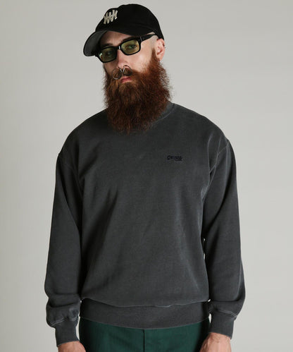 Schott N.Y.C. EMB. CREW SWEAT SQUARE 刺繡圓領衛衣
