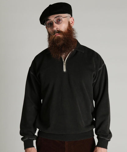 HALF ZIP SWEAT/半拉鍊衛衣