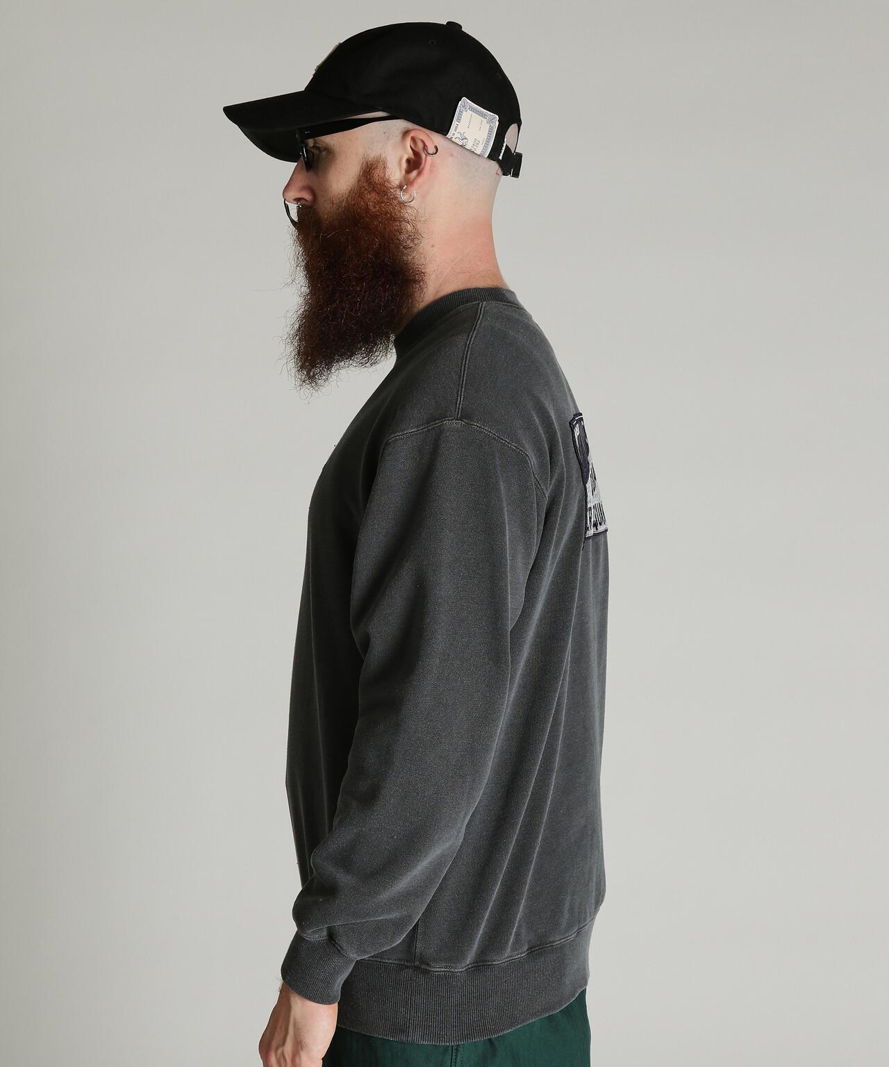 Schott N.Y.C. EMB. CREW SWEAT SQUARE 刺繡圓領衛衣