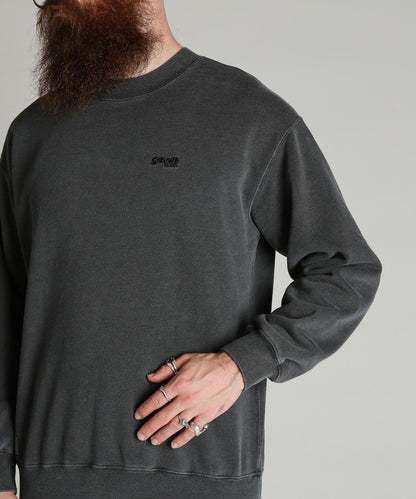Schott N.Y.C. EMB. CREW SWEAT SQUARE 刺繡圓領衛衣