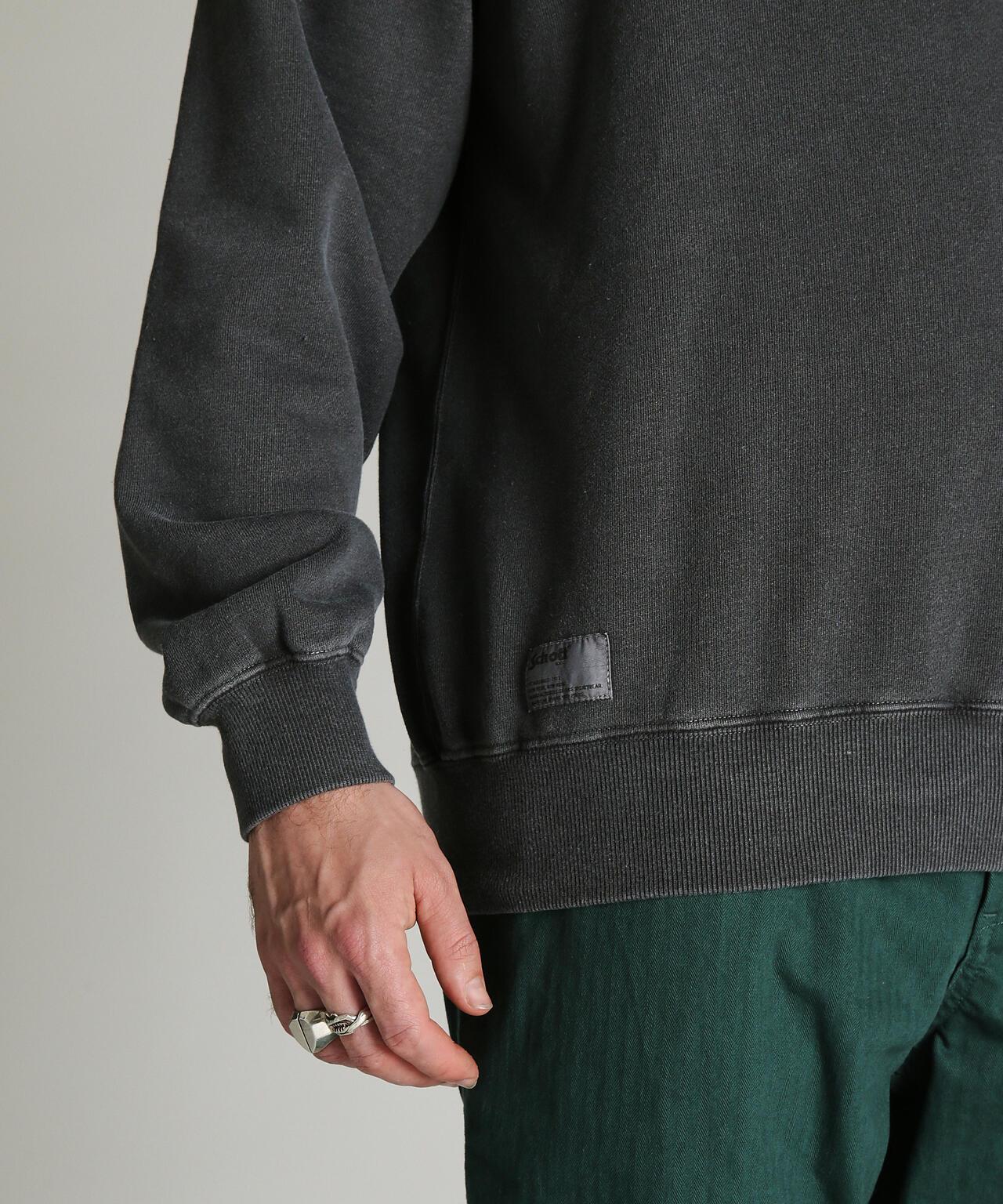 Schott N.Y.C. EMB. CREW SWEAT SQUARE 刺繡圓領衛衣