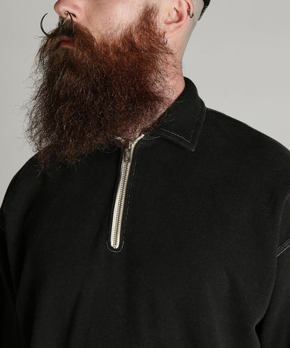HALF ZIP SWEAT/半拉鍊衛衣