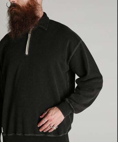 HALF ZIP SWEAT/半拉鍊衛衣