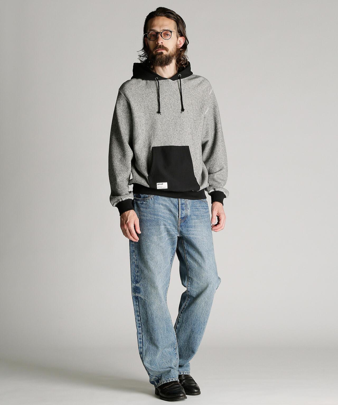 SALT AND PEPPER HOODED SWEAT 連帽衛衣