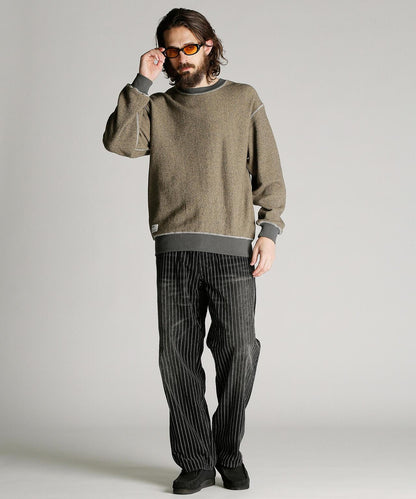 SALT AND PEPPER CREW SWEAT 鹽與胡椒套頭衛衣