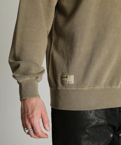 Schott N.Y.C. EMB. CREW SWEAT SQUARE 刺繡圓領衛衣