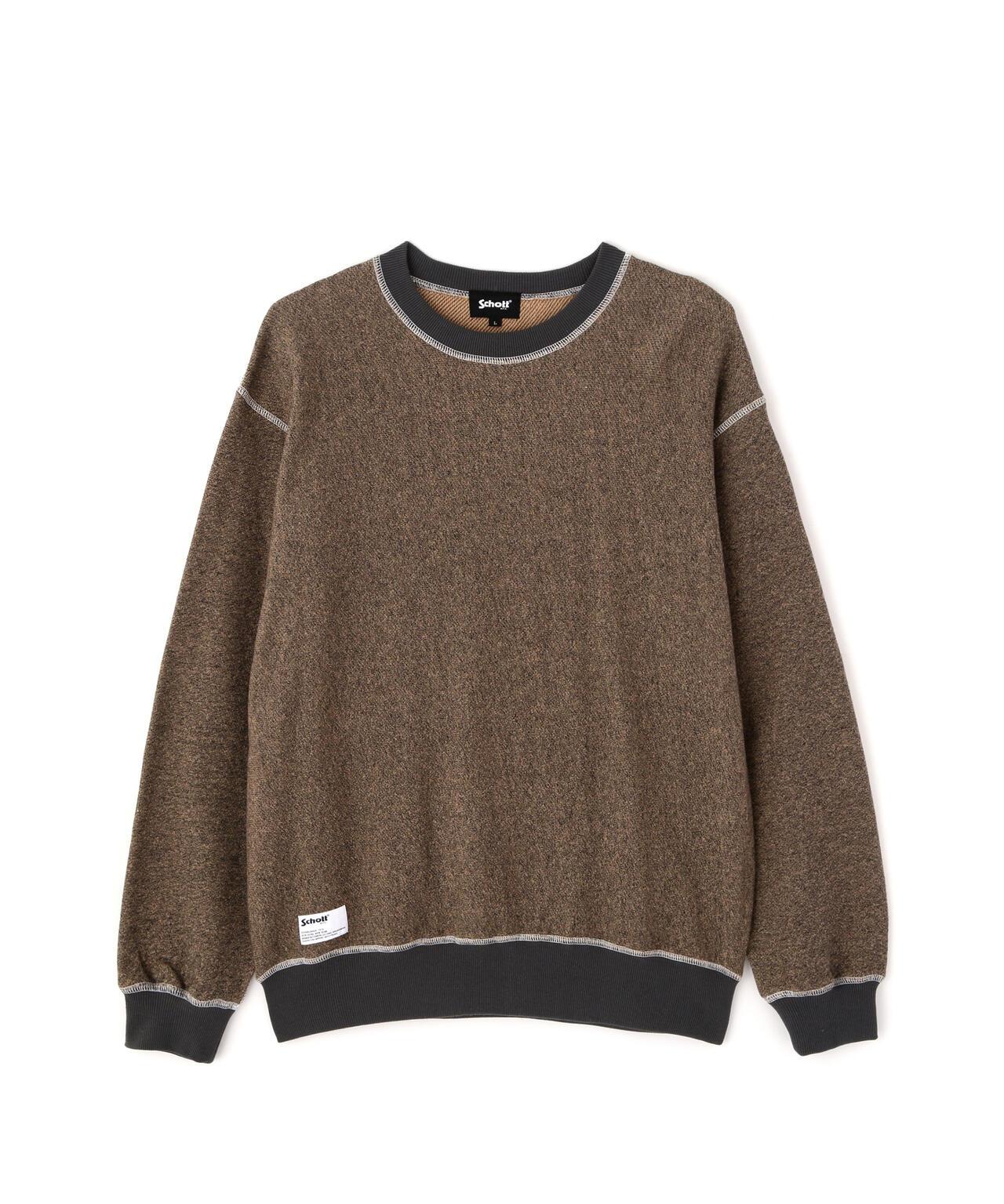 SALT AND PEPPER CREW SWEAT 鹽與胡椒套頭衛衣