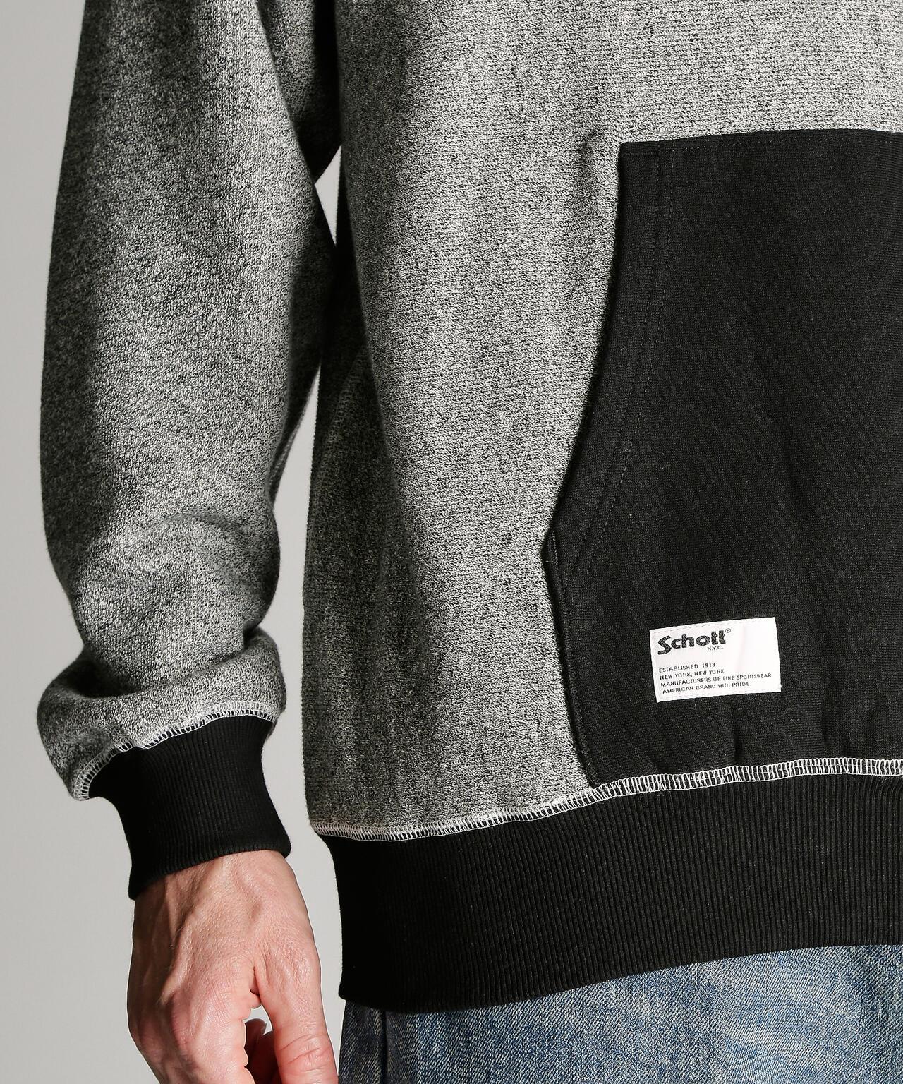 SALT AND PEPPER HOODED SWEAT 連帽衛衣