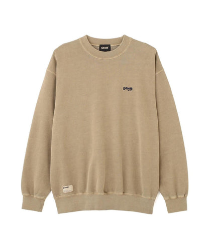Schott N.Y.C. EMB. CREW SWEAT SQUARE 刺繡圓領衛衣