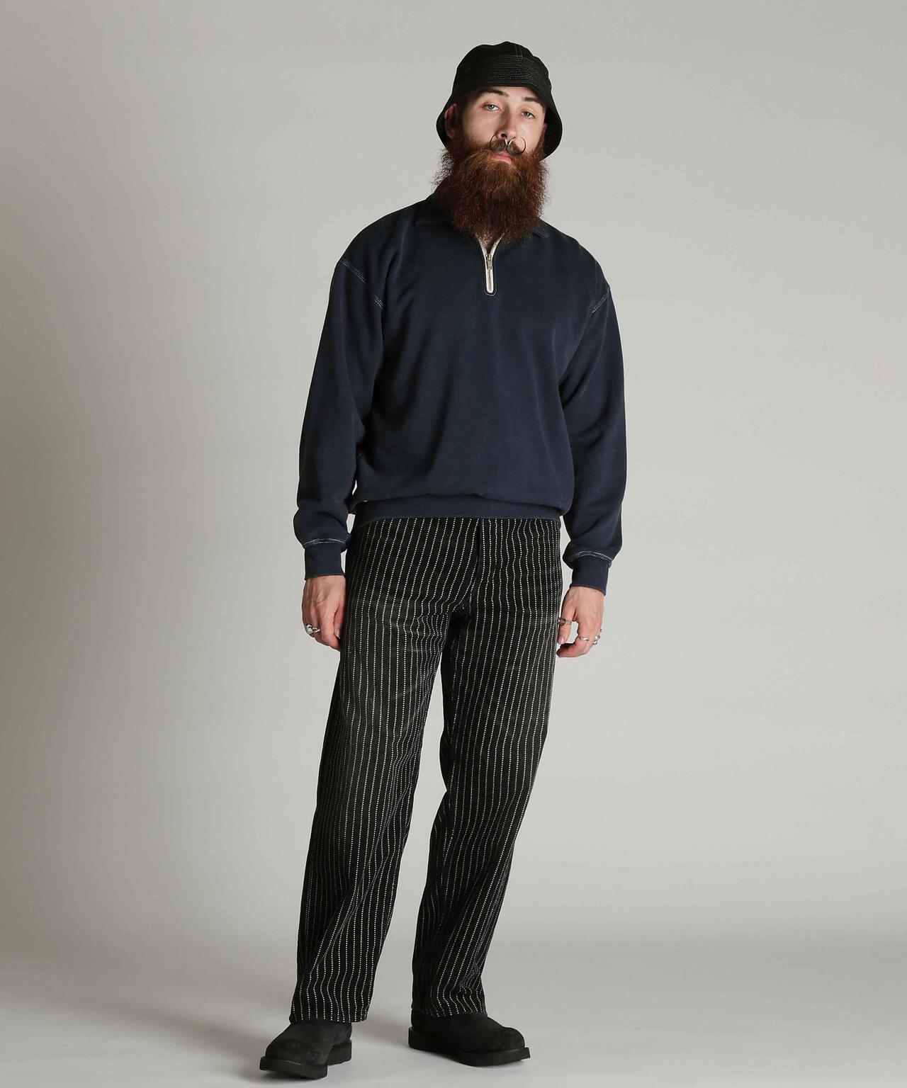 HALF ZIP SWEAT/半拉鍊衛衣