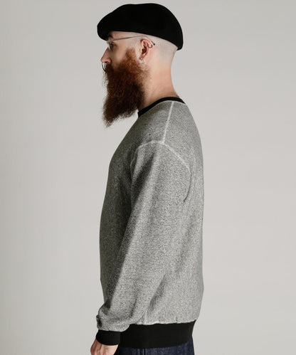 SALT AND PEPPER CREW SWEAT 鹽與胡椒套頭衛衣