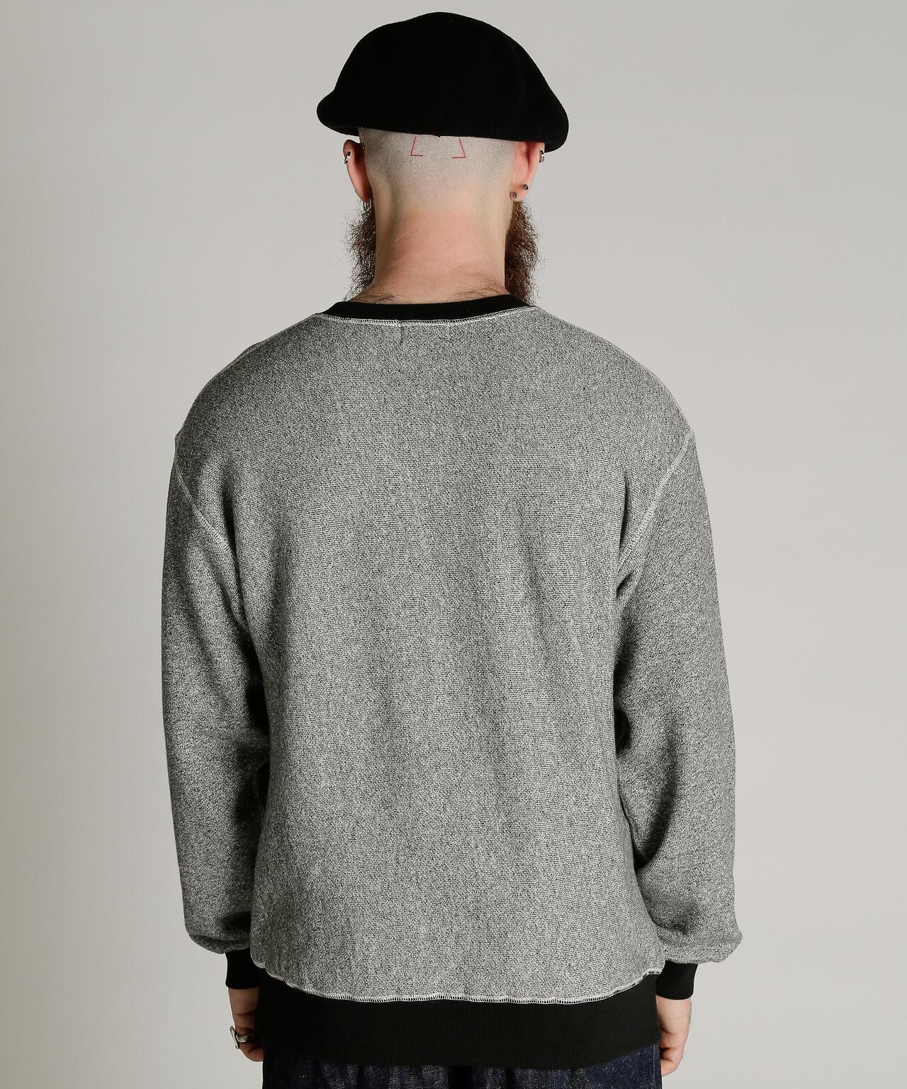 SALT AND PEPPER CREW SWEAT 鹽與胡椒套頭衛衣