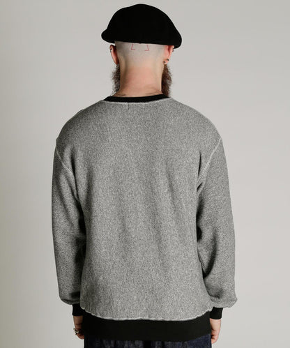 SALT AND PEPPER CREW SWEAT 鹽與胡椒套頭衛衣