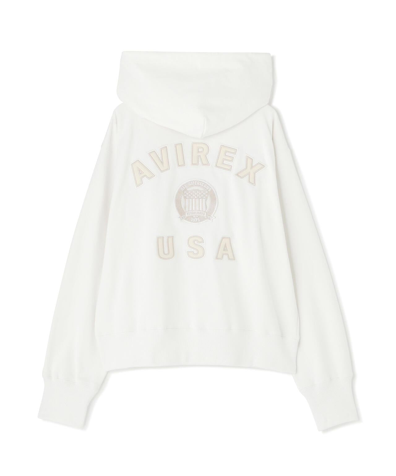 WOMAN SIGNATURE VARSITY LOGO ZIP PARKA