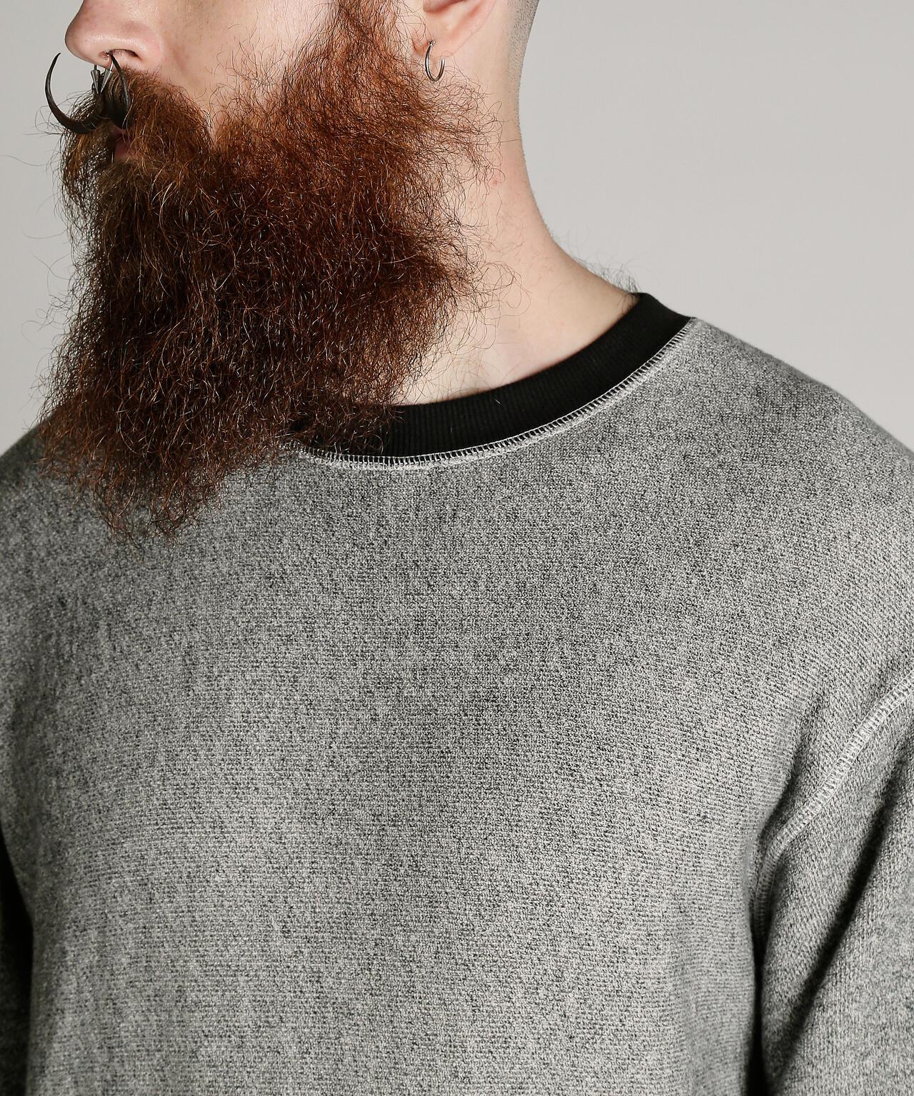SALT AND PEPPER CREW SWEAT 鹽與胡椒套頭衛衣