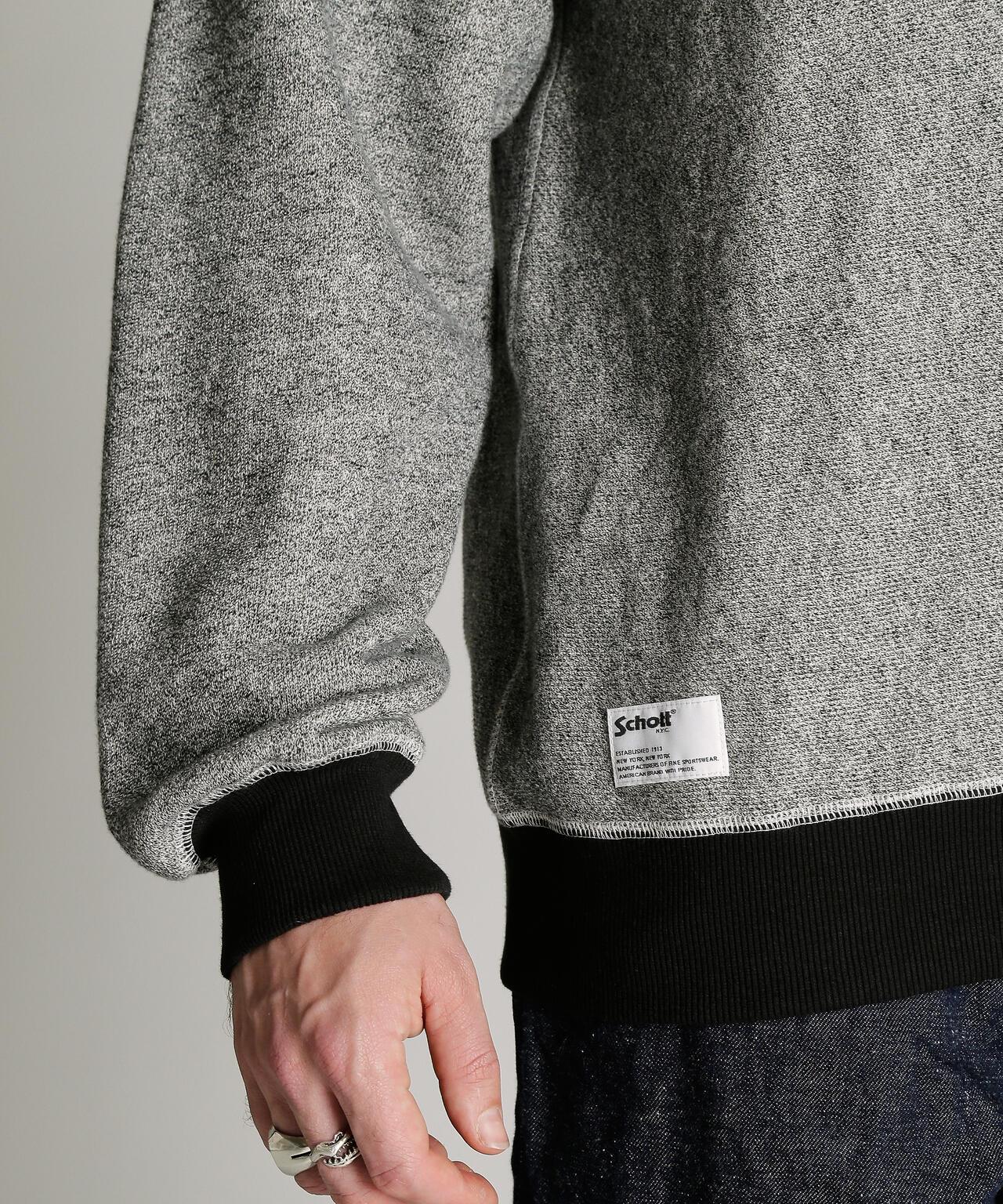 SALT AND PEPPER CREW SWEAT 鹽與胡椒套頭衛衣
