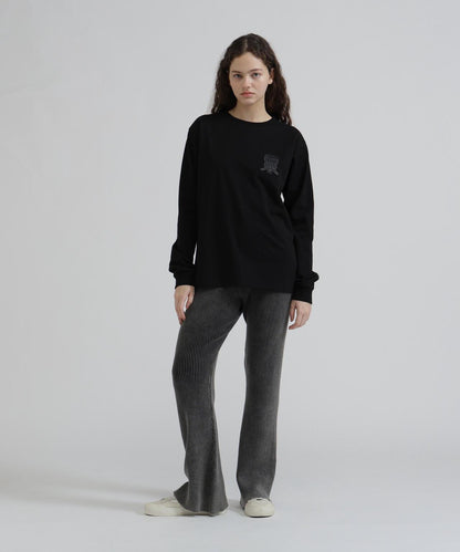 《WOMAN》L/S SIGNATURE VARSITY LOGO T-SHIRT