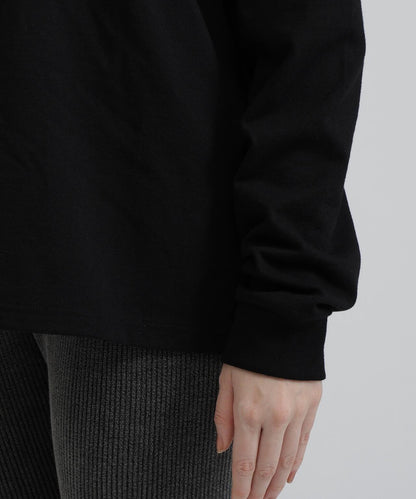 《WOMAN》L/S SIGNATURE VARSITY LOGO T-SHIRT