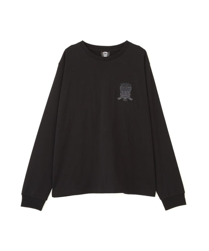 《WOMAN》L/S SIGNATURE VARSITY LOGO T-SHIRT