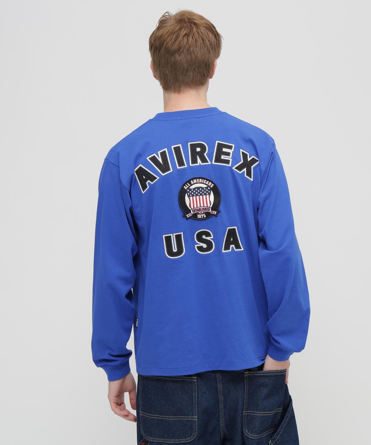 SIGNATURE VARSITY LOGO 長袖T恤