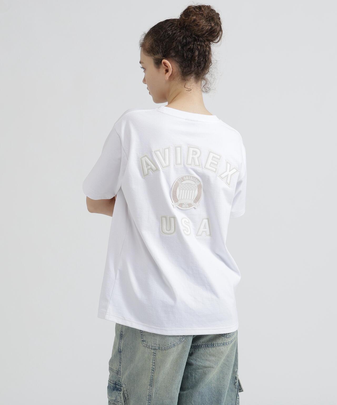 WOMAN SIGNATURE VARSITY LOGO T-SHIRT