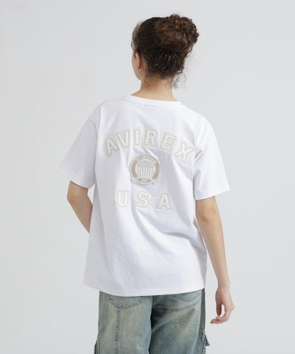 WOMAN SIGNATURE VARSITY LOGO T-SHIRT