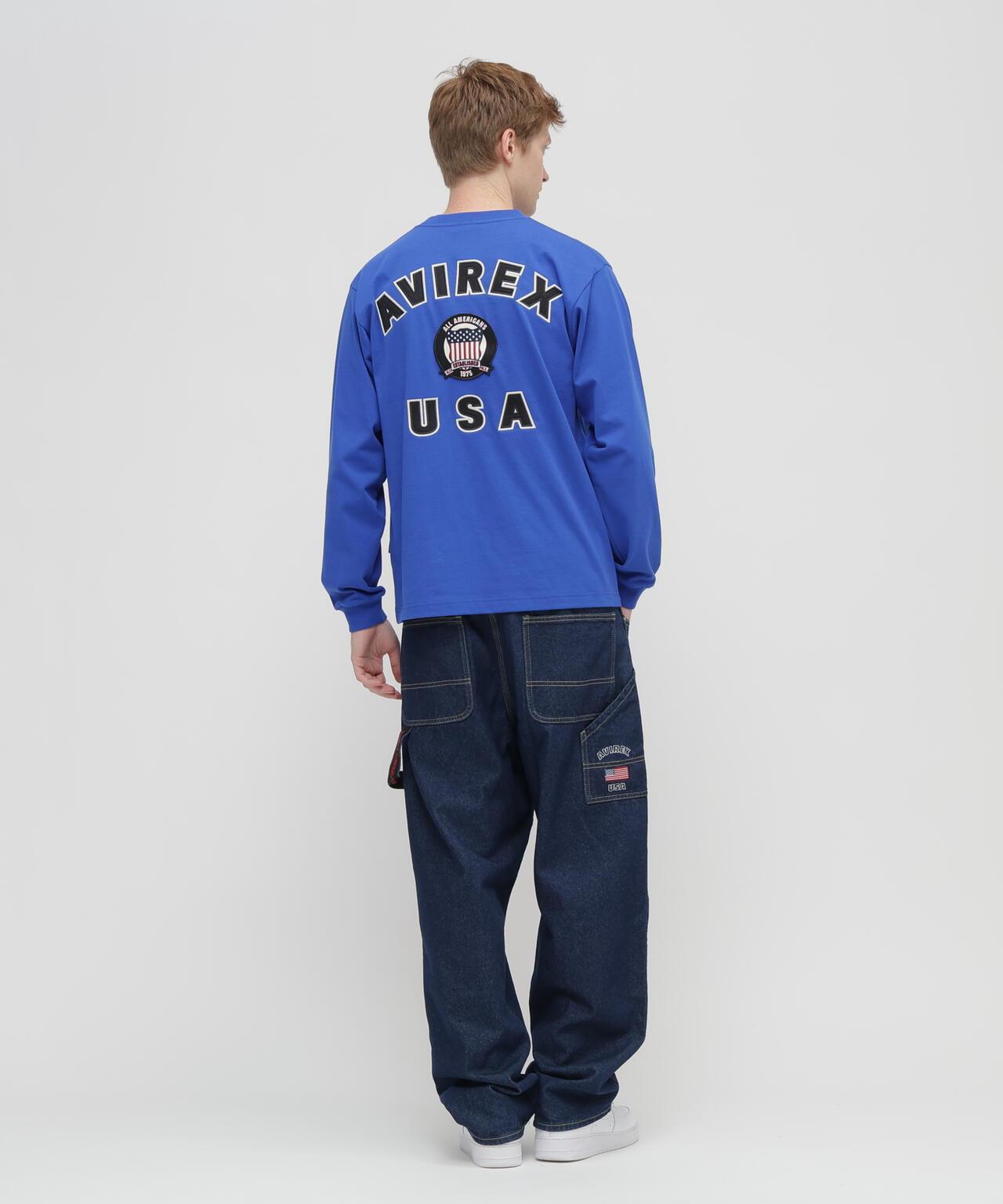 SIGNATURE VARSITY LOGO 長袖T恤