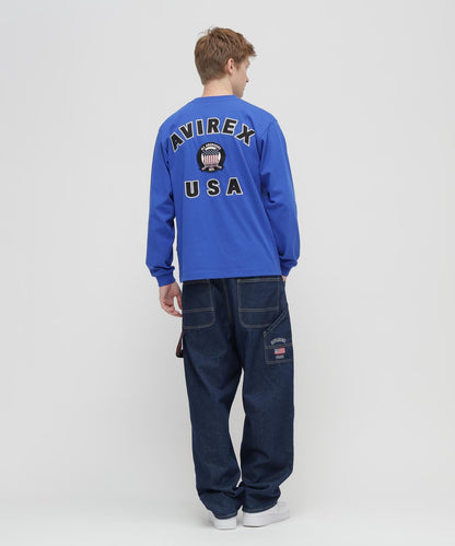 SIGNATURE VARSITY LOGO 長袖T恤