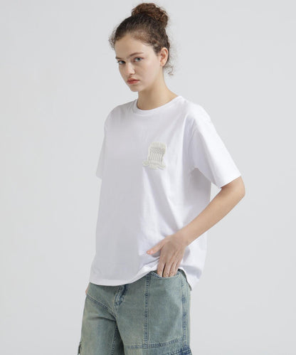 WOMAN SIGNATURE VARSITY LOGO T-SHIRT