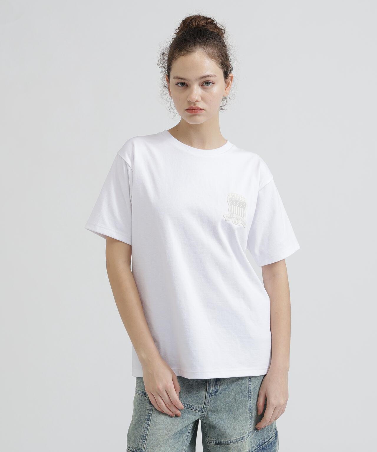 WOMAN SIGNATURE VARSITY LOGO T-SHIRT