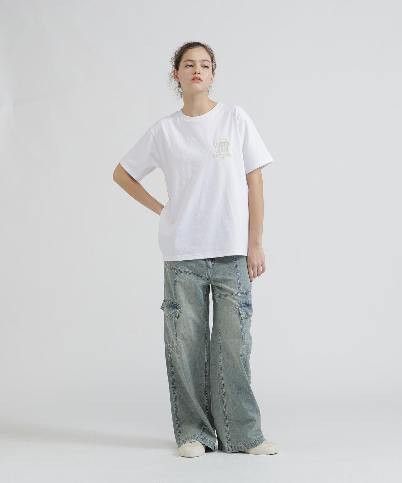 WOMAN SIGNATURE VARSITY LOGO T-SHIRT